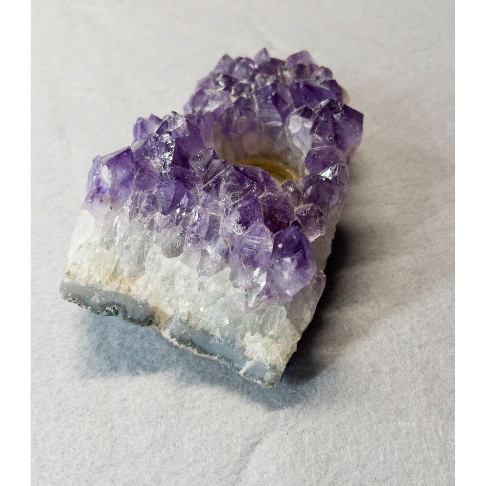 Amethyst Geode Tea Light Crystal - Picture 5 of 8